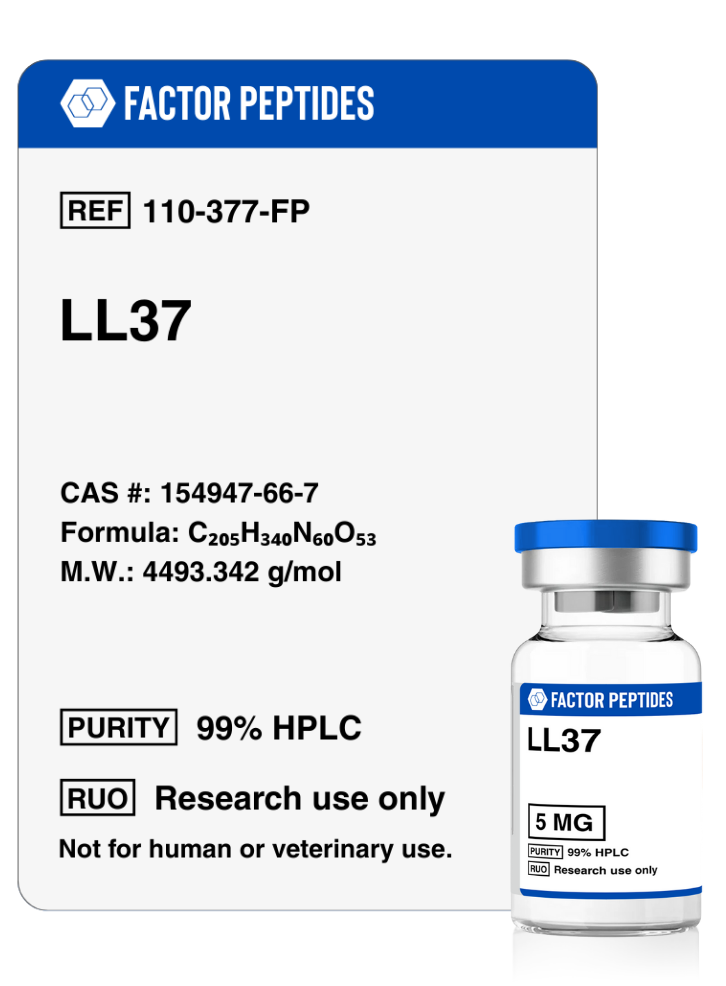 LL37 5 mg Peptide - Tissue Repair Peptides - Factor Peptides