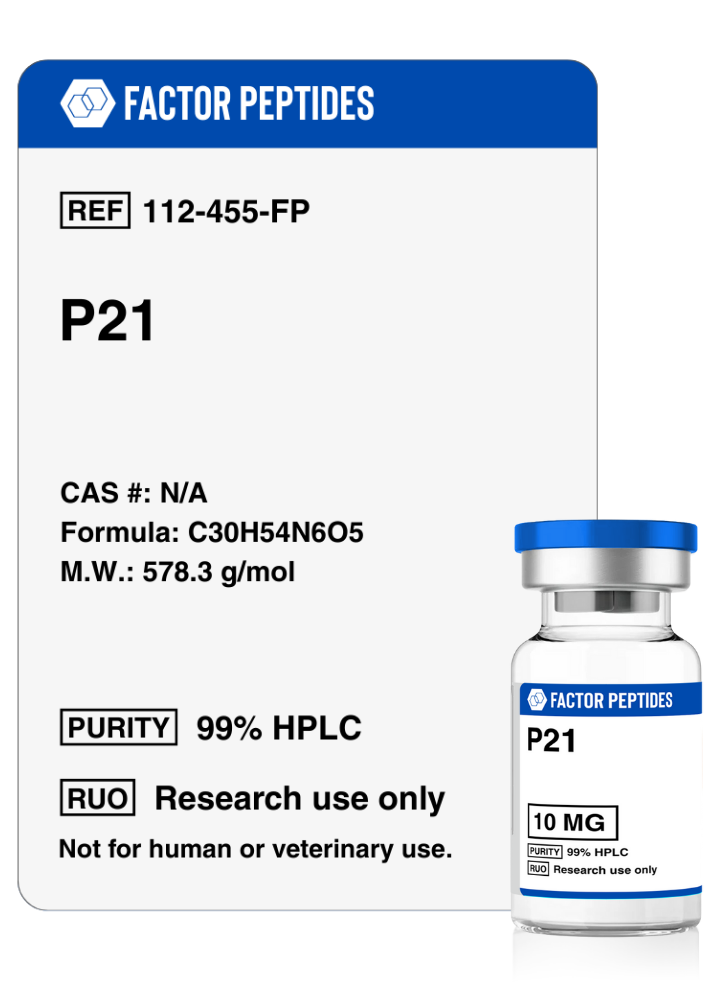 P21 Peptide 10 mg - Cognitive and Mental Enhancement Peptides