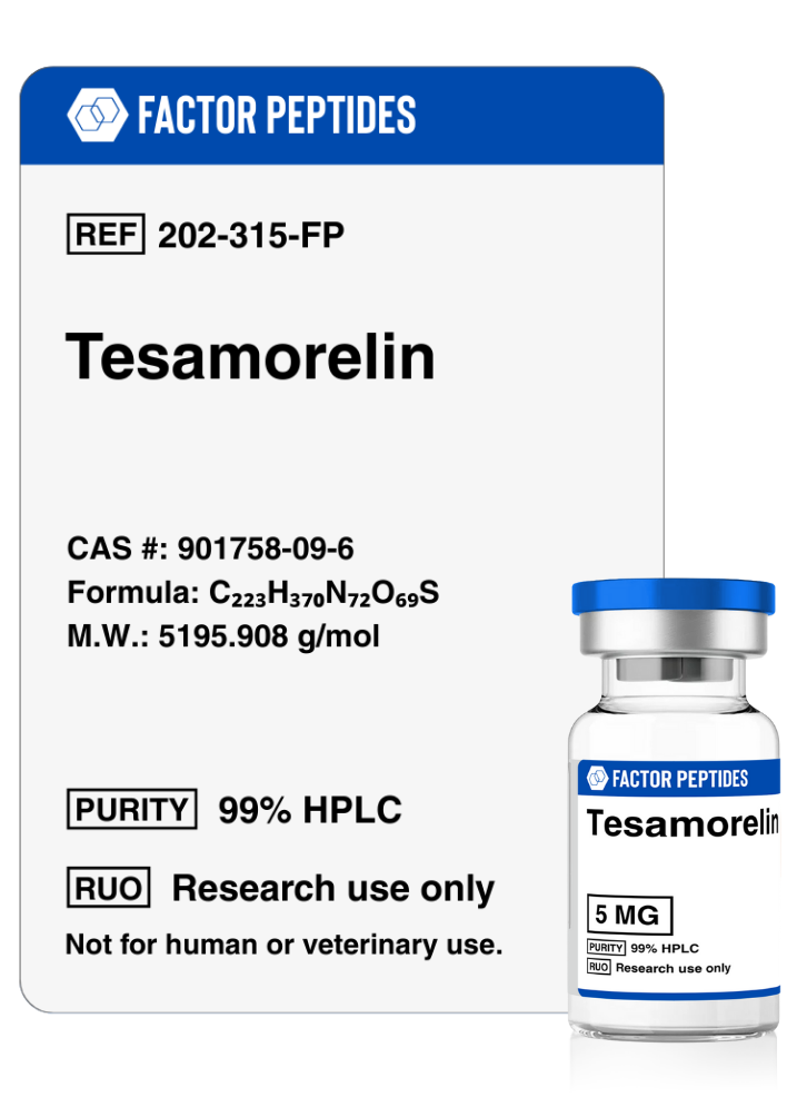 Tesamorelin Peptide - Fat Burn Peptides - Factor Peptides